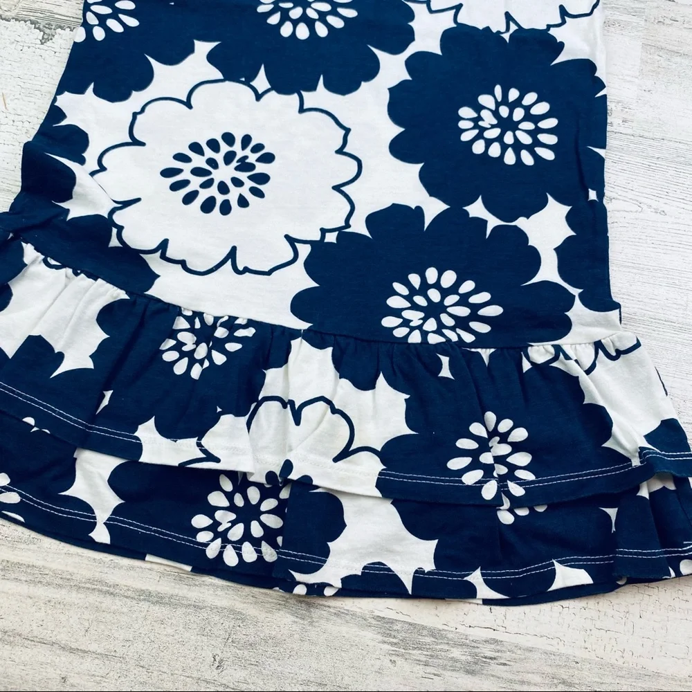 Carters navy and neon floral dress size 6